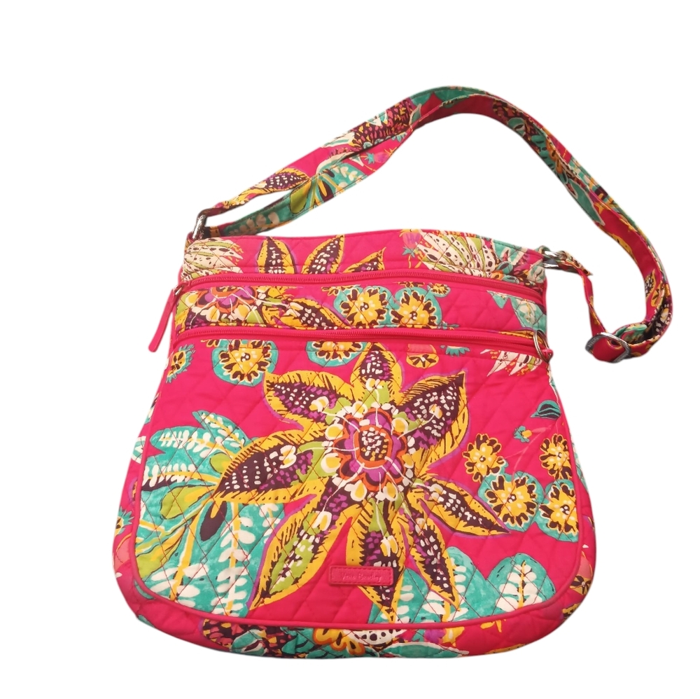 Vera Bradley Floral Pink Crossbody Bag